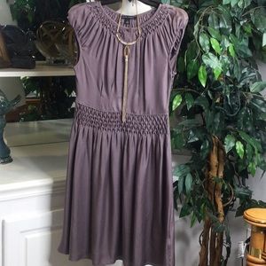 EUC Banana Republic Purple 100% Silk Dress, 4